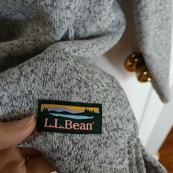 LL Bean Women's Fleece Pullover Sweater XL NWT Cozy Outdoor Warm Quarter Zip - Picture 8 of 8